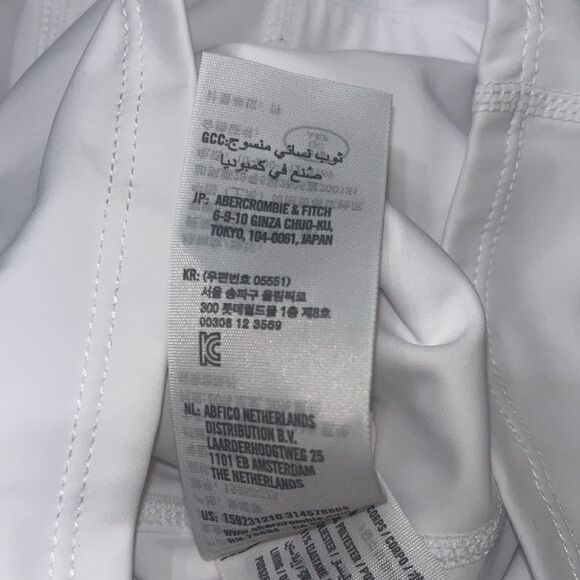 Nwt Abercrombie & Fitch white pleated tennis dress, w built in shorts. - Picture 3 of 4